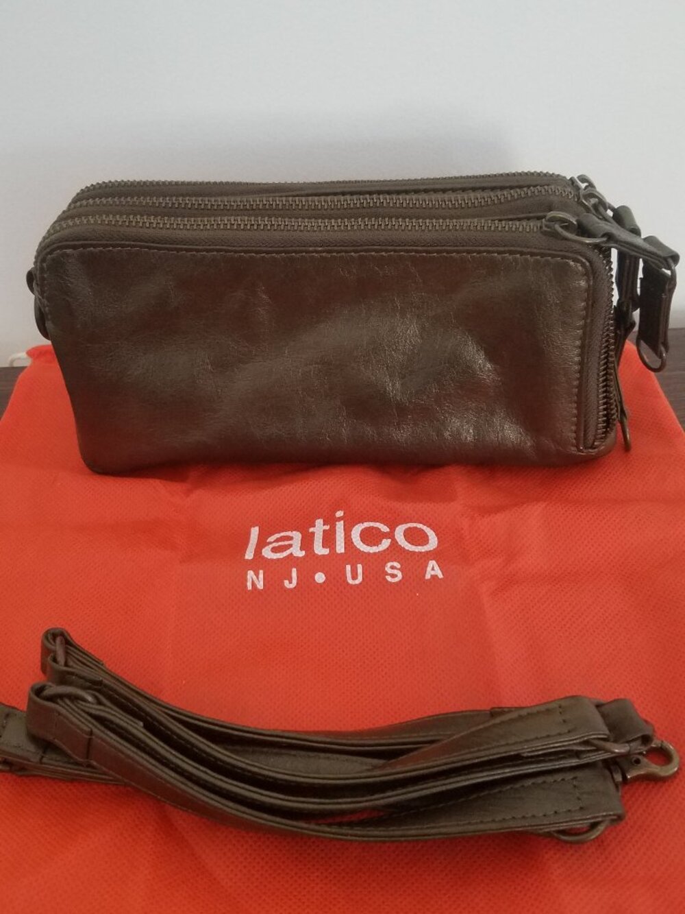 Latico Bronze Crossbody/Clutch